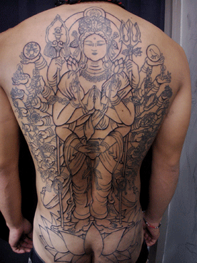 千手観音 広島タトゥー刺青 fujiyama tattoo 千手観音 広島タトゥー刺青 fujiyama tattoo