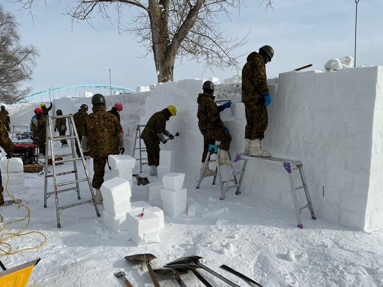 １月１７日 火 ふかがわ氷雪まつり会場の様子 氷雪まつりブログ