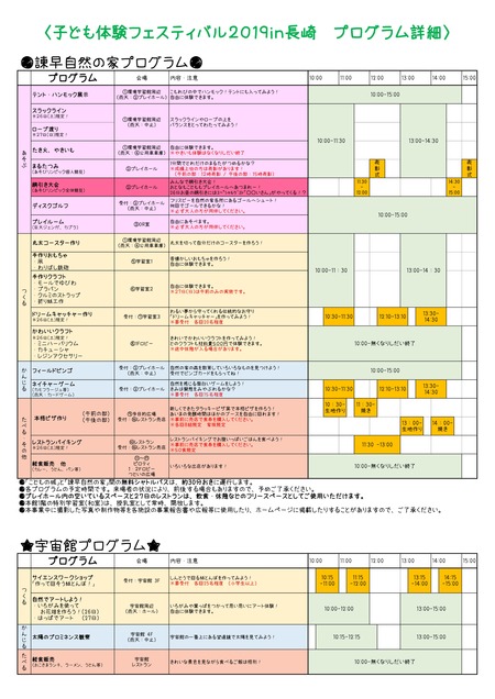 こども体験フェスティバル長崎