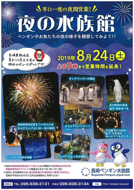 夜の水族館