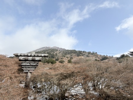 雲仙仁田峠の霧氷 登り口IIMG_3866