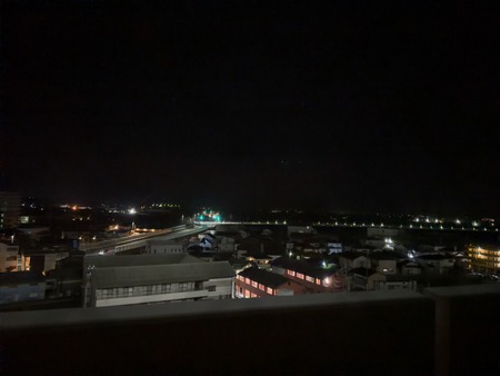 スーパーホテル長崎・諫早温泉 夜の風景IMG_4481