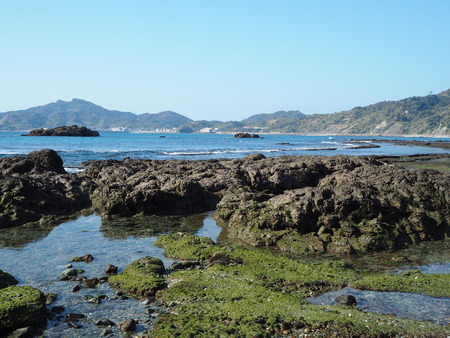 16-長崎市野母崎 脇岬海水浴場 ビーチロックP1100175
