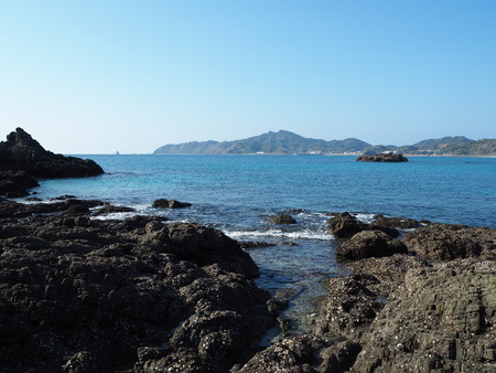 15-長崎市野母崎 脇岬海水浴場 ビーチロックP1100155