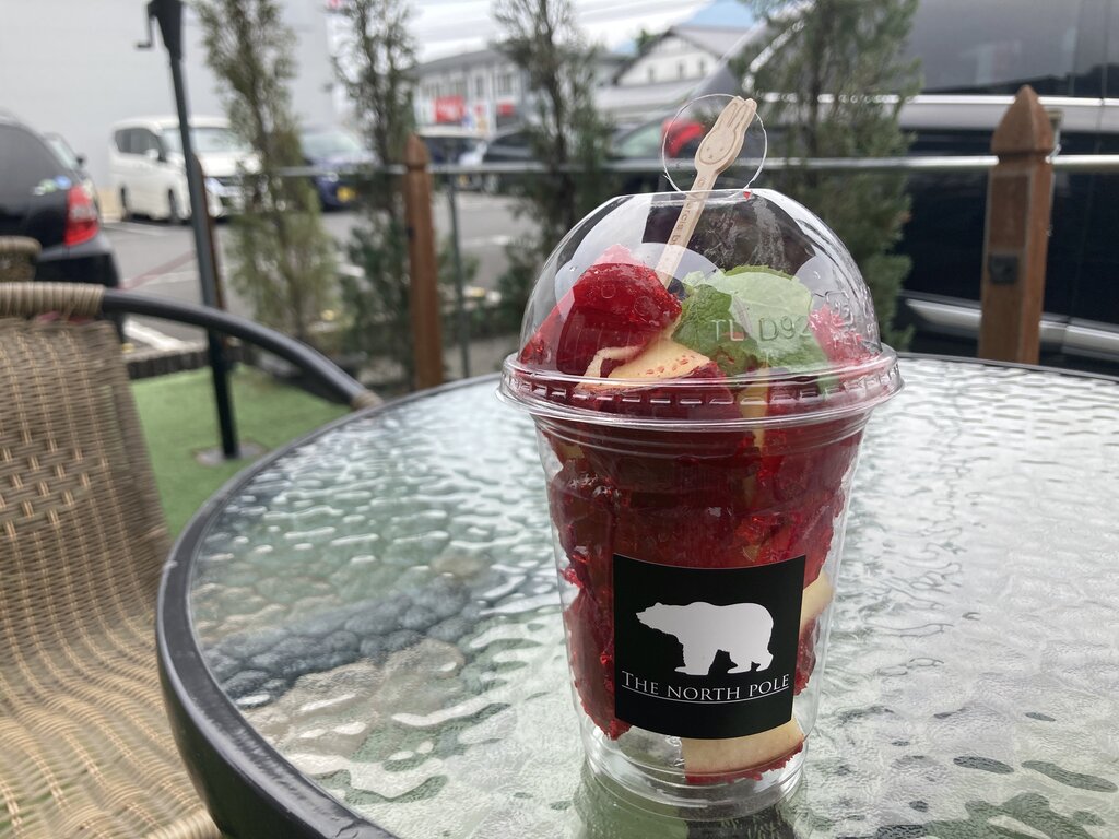 週末限定、りんご飴！「The north pole（ザ ノースポール）」（島原市