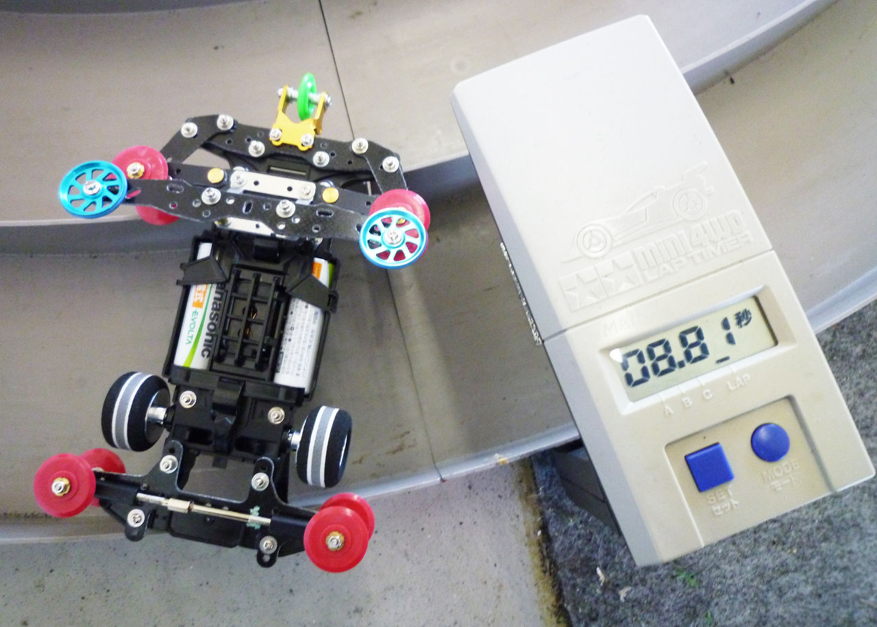 タミヤ Msシャーシで 三輪マシン を作ってみました おさるの ミニ四駆 改造自論 ブログ