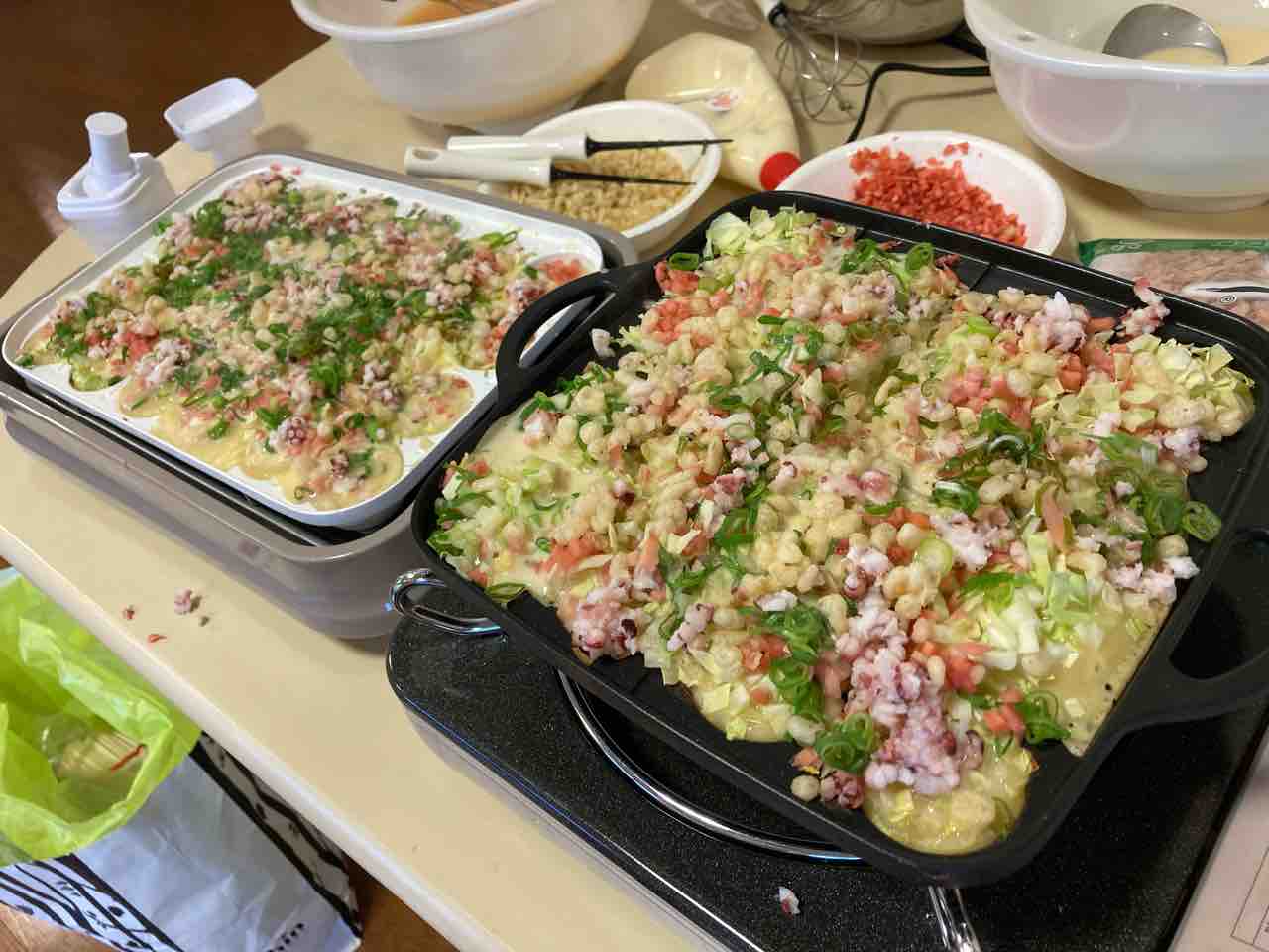 たこ焼き会を開きました ふくじまだより