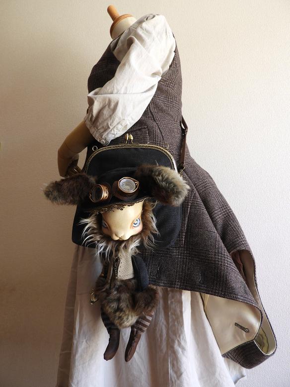 新作☆スチームパンクうさぎボディつきショルダー : 創作人形日記