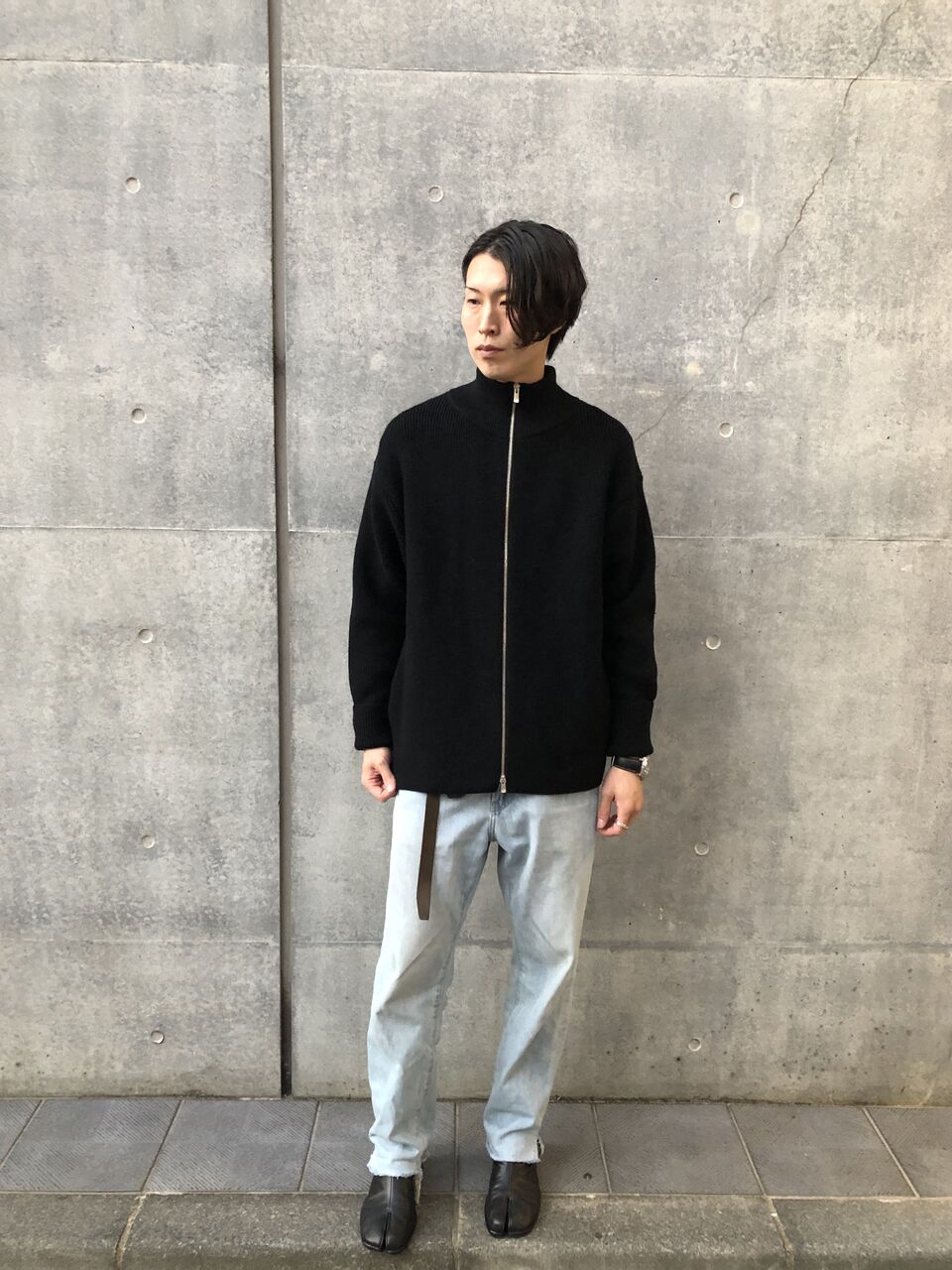 2021AW「五泉ドライバーズニット」商品詳細 : 服ラボにいがた商品紹介 ≪超目玉★12月≫ ドライバーズニット 黒 サイズ2 ニット/セーター