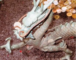 親孝行神社の竜