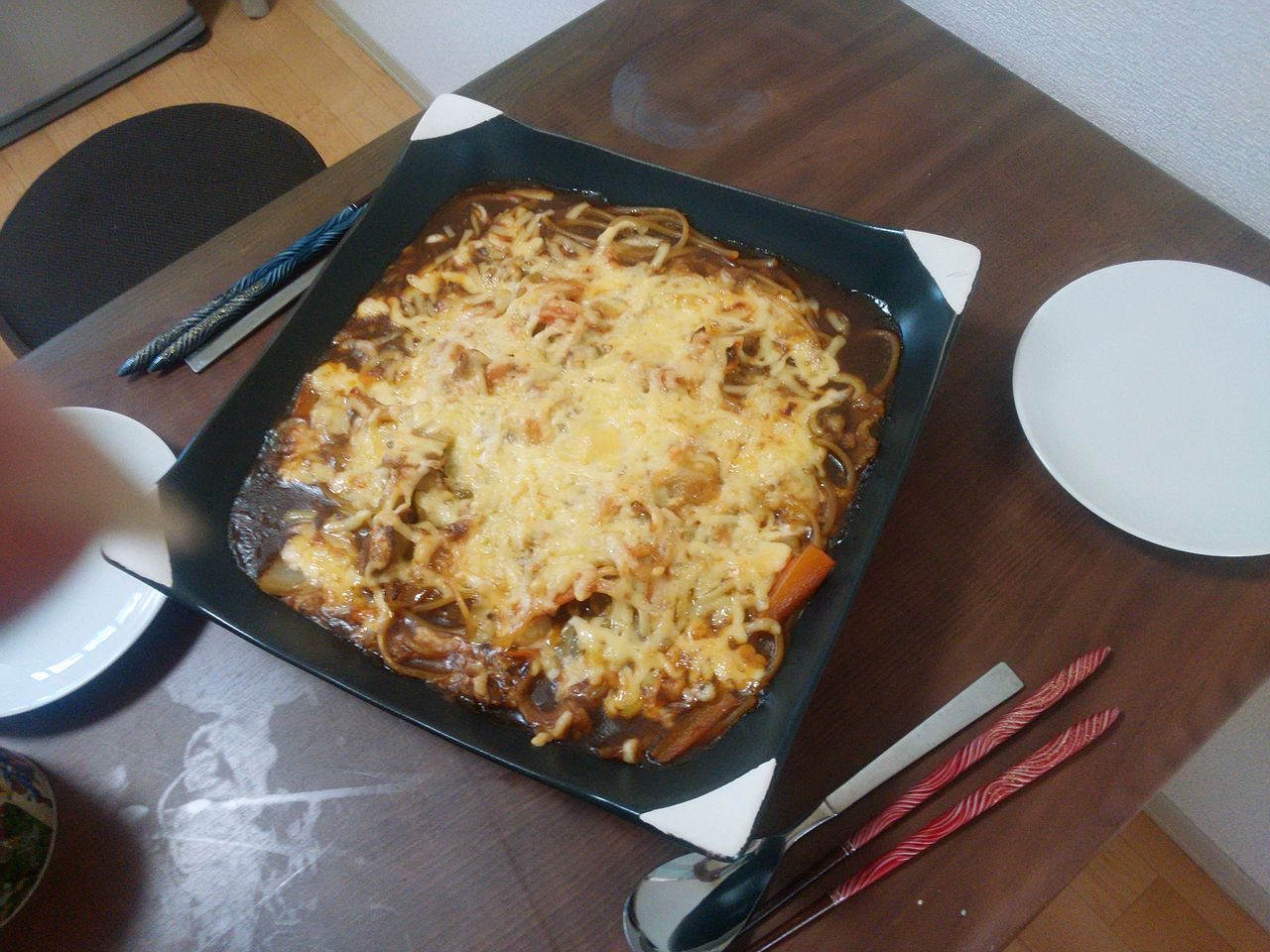 あなたはスパグラを知ってますか スパゲティでグラタンでしかも焼きそば 覆面まんが塾のblog