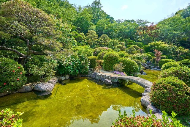 尚玄山荘の庭園