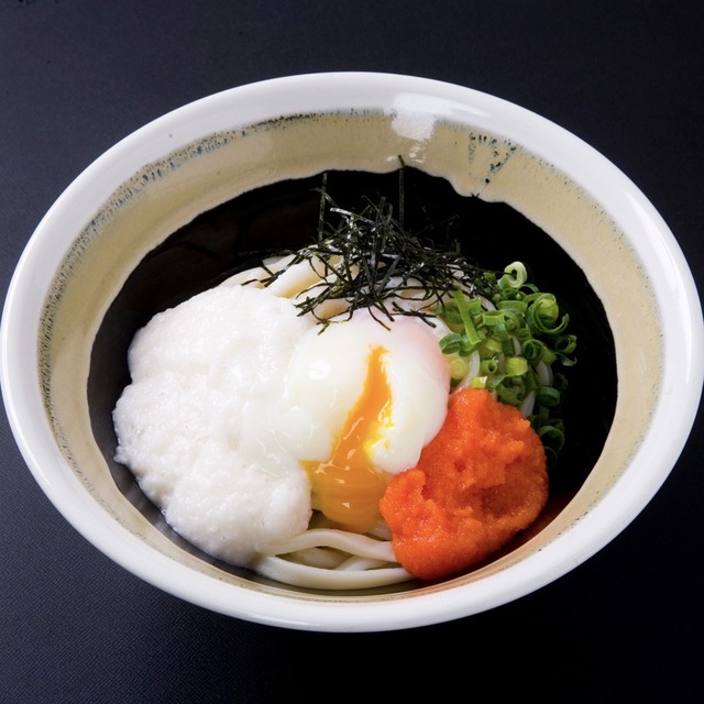 肉うどん いのうえ「明太子ぶっかけうどん」
