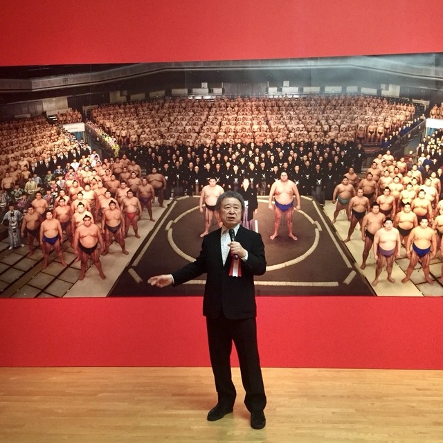 篠山紀信さんが福岡アジア美術館「篠山紀信展 写真力」開会式に登壇