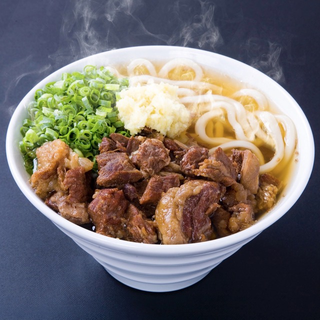 肉うどん いのうえ「新味白肉うどん」