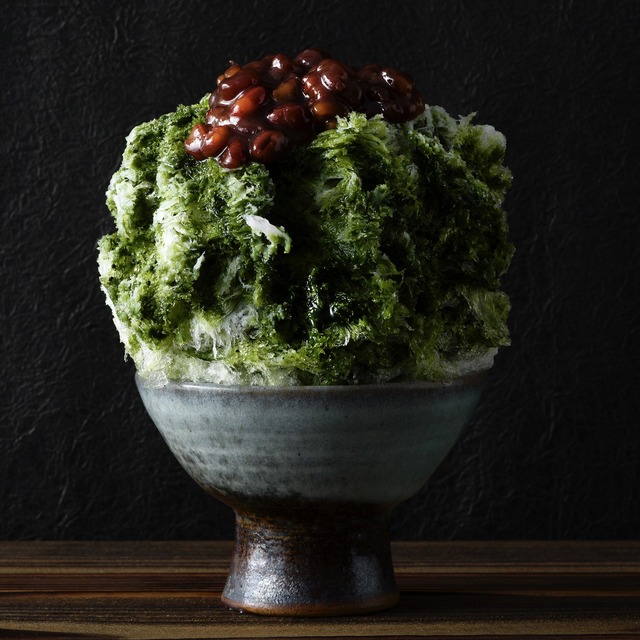 明治町氷菓店「八女抹茶金時」