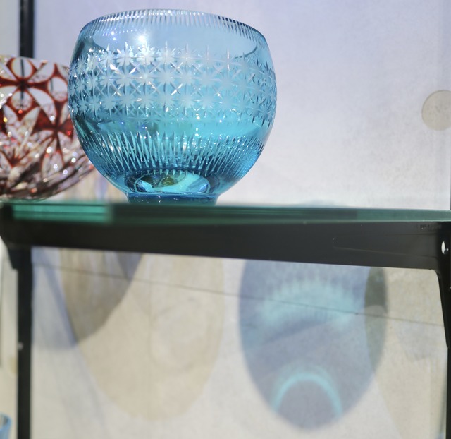 「夏のガラス祭り 切子モダニズム展」福岡大名の月みちるBAR 2022年