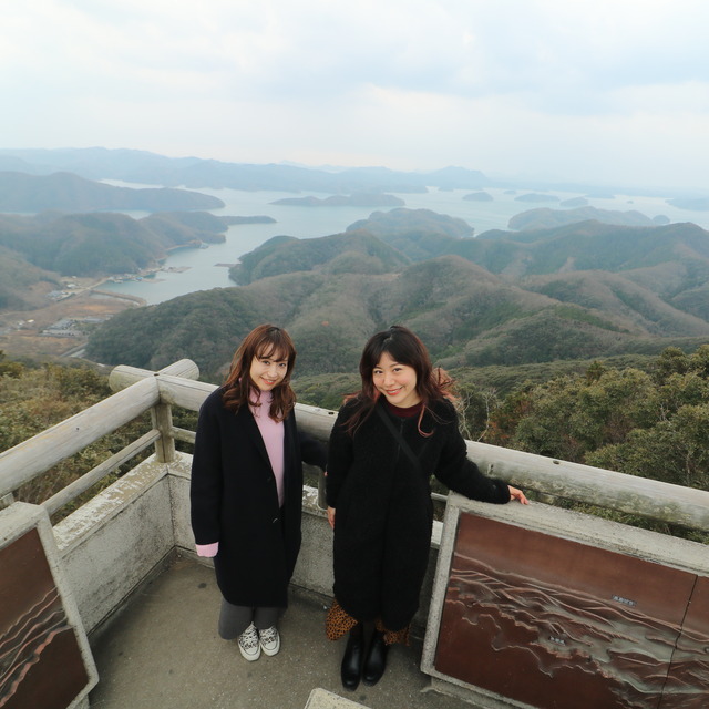 ORC福岡-対馬便で行く女子旅。烏帽子岳展望台。