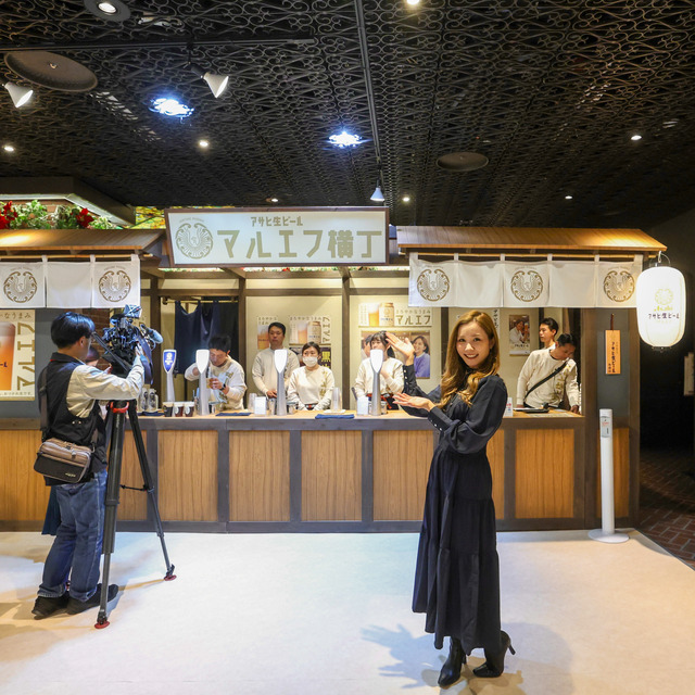 アサヒ生ビール「マルエフ横丁 in 福岡」2023年11月 天神地下街