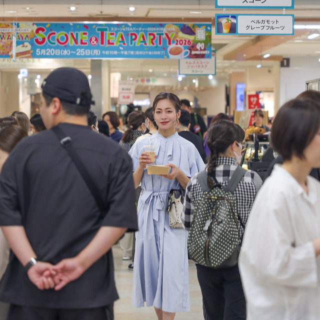 「スコーン＆TEAパーティー 2026 @IWATAYA」福岡市 岩田屋本店 初日