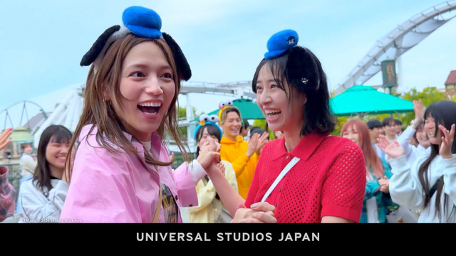 USJ開業25周年CMに川口春奈さんと岡本あずささんが出演