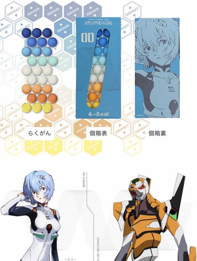 楽心堂本舗「エヴァンゲリオンらくがん」
