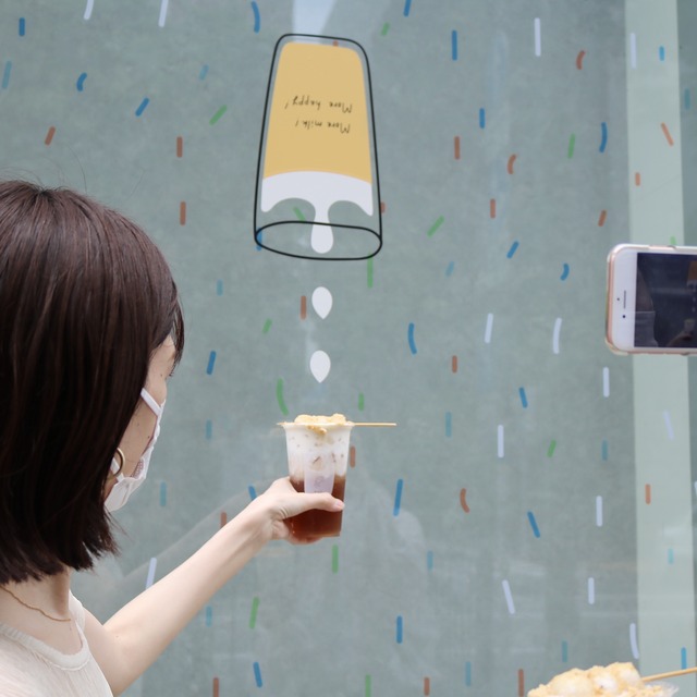 マチマチ福岡パルコ店「旅するmachimachi 」もちもちチーズティー