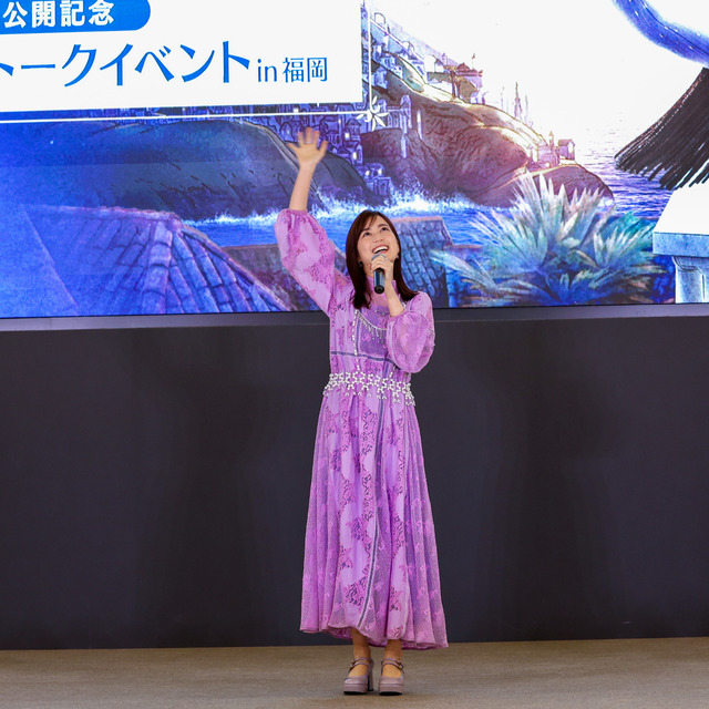 生田絵梨花さんがららぽーと福岡の映画『ウィッシュ』イベントに登壇
