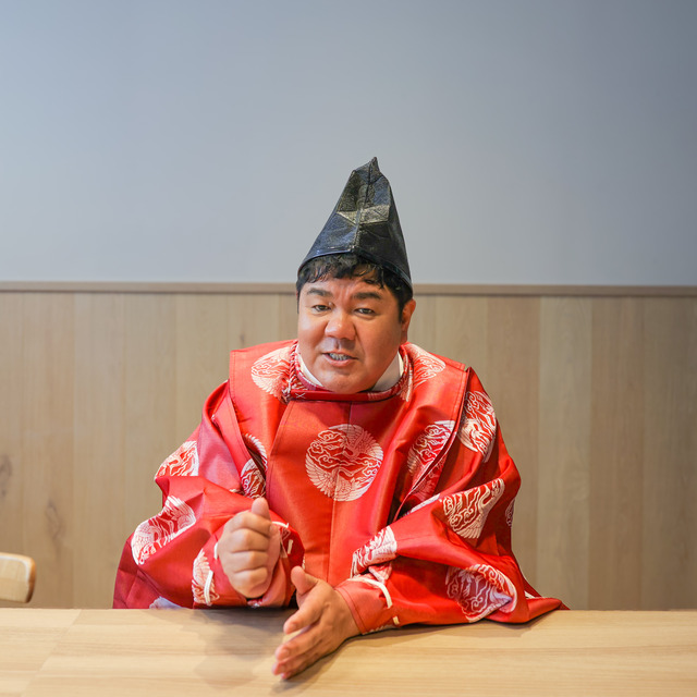 ゴリけんさん“ゴリ大明神”降臨初日にインタビュー。