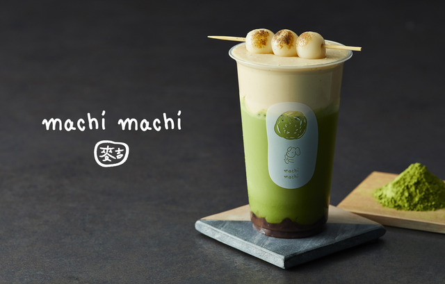 マチマチ福岡パルコ店「もちもち抹茶あずきラテ」