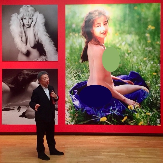 篠山紀信さんが福岡アジア美術館「篠山紀信展 写真力」開会式に登壇