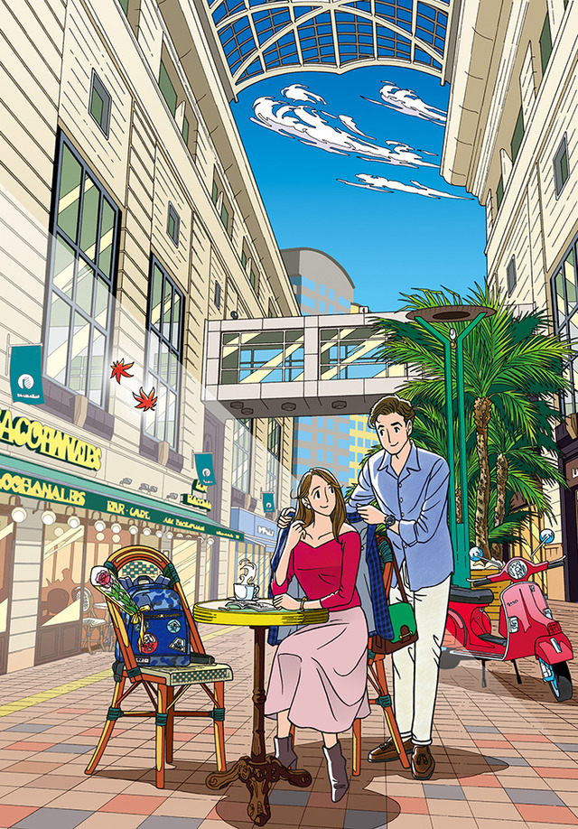 「わたせせいぞう展」大丸福岡天神店2022年