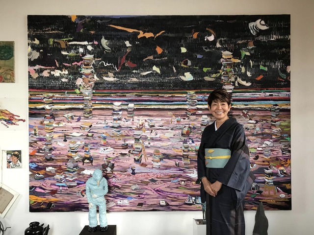 石鍋博子さんトークイベントさん『現代アートを買うということ』