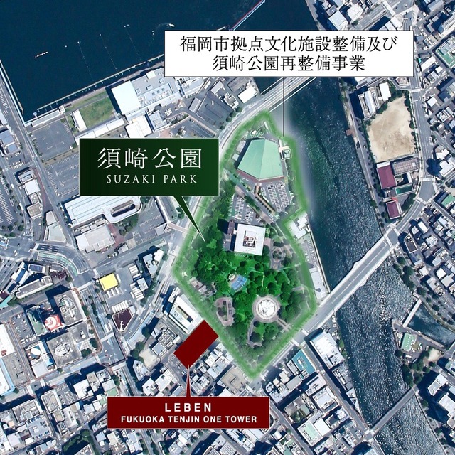 「レーベン福岡天神 ONE TOWER」場所/地図