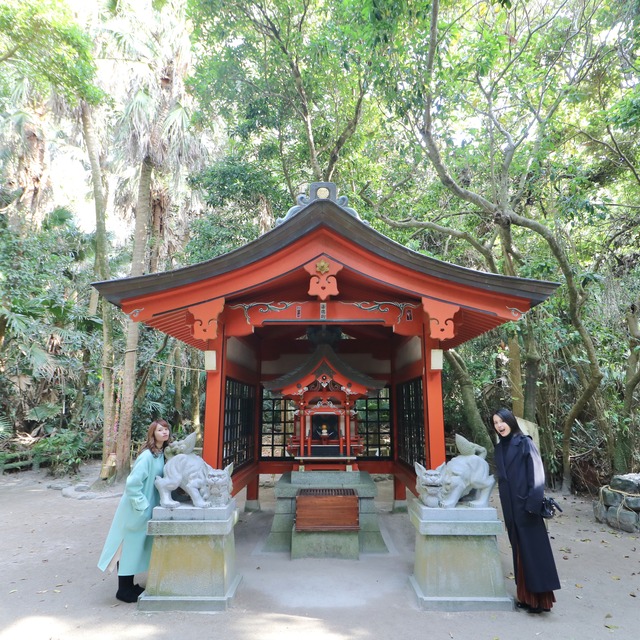 ORC福岡-宮崎便で行く女子旅。青島神社の元宮(もとみや)。