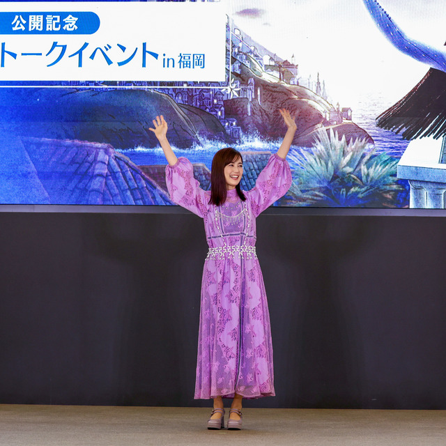 生田絵梨花さんがららぽーと福岡の映画『ウィッシュ』イベントに登壇