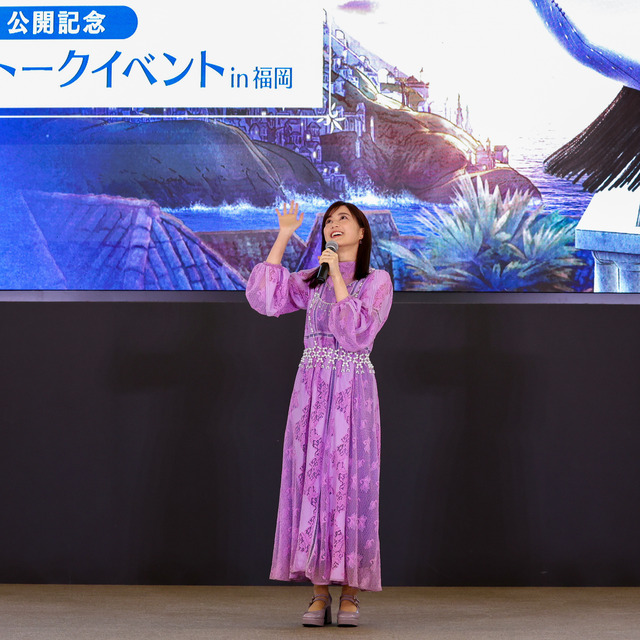 生田絵梨花さんがららぽーと福岡の映画『ウィッシュ』イベントに登壇