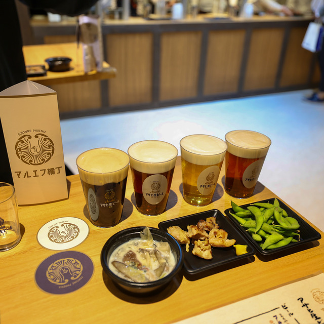 アサヒ生ビール「マルエフ横丁 in 福岡」2023年11月 天神地下街