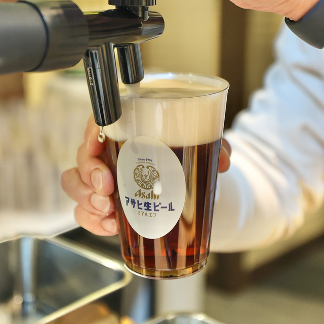 アサヒ生ビール「マルエフ横丁 in 福岡」2023年11月 天神地下街