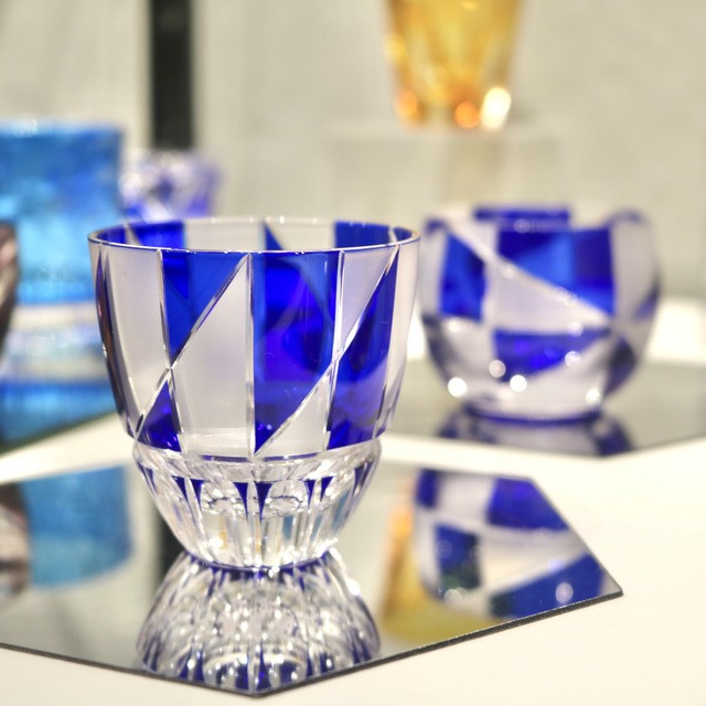 「夏のガラス祭り 切子モダニズム展」福岡大名の月みちるBAR 2022年