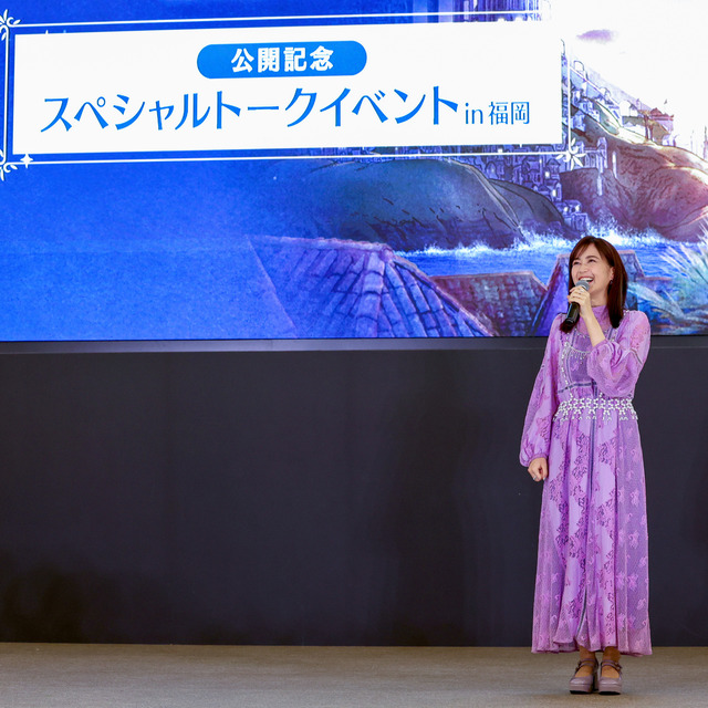 生田絵梨花さんがららぽーと福岡の映画『ウィッシュ』イベントに登壇