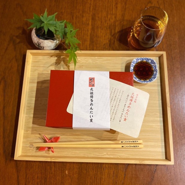 元祖博多めんたい重（お持ち帰り用）の写真