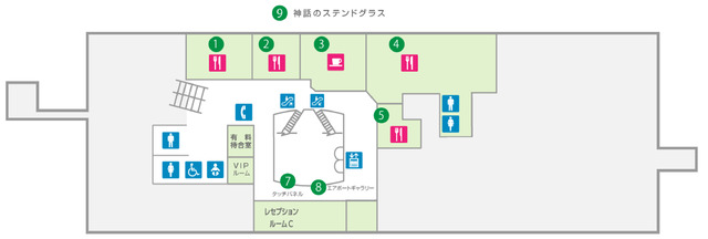 宮崎ブーゲンビリア空港3Fフロア