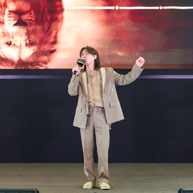 松田元太さん。ららぽーと福岡 映画『ライオン・キング：ムファサ』