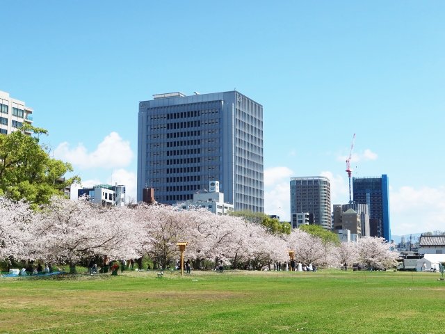 福岡市 舞鶴公園 三の丸広場