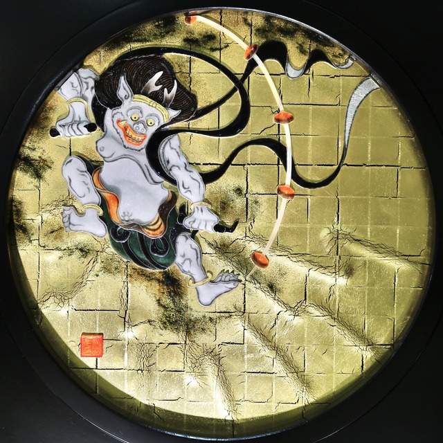 警固神社「疫病退散工芸展」黒木国昭