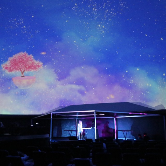 福岡市科学館の360度VR動画「プラネタリウムライブ 」