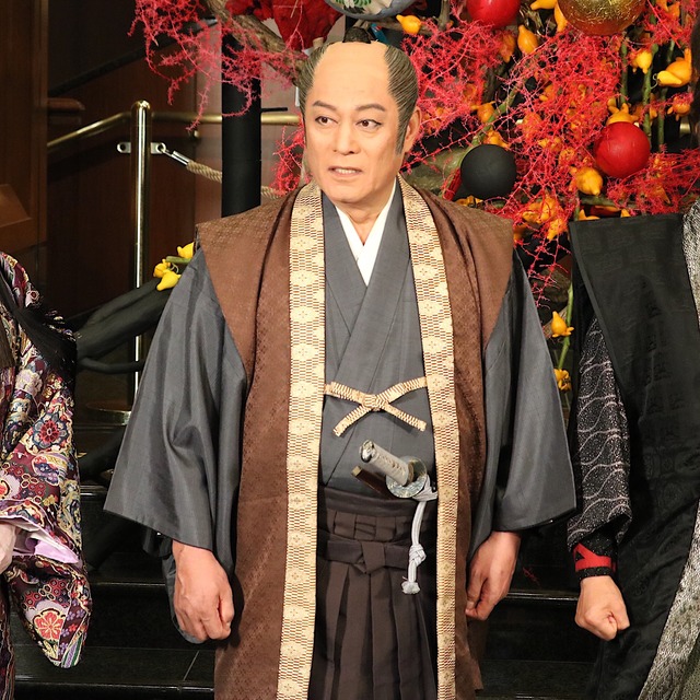 博多座「魔界転生」記者会見:松平健さん