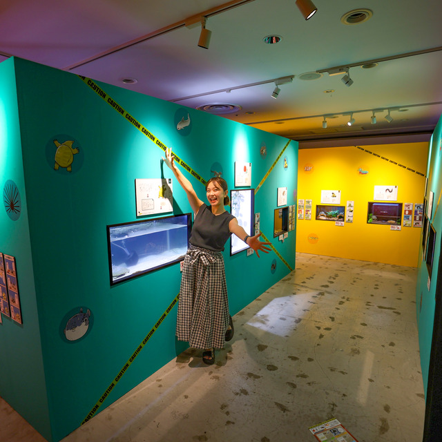 くにさきなるみさん「ゆるゆる図鑑危険生物展」福岡パルコレポート