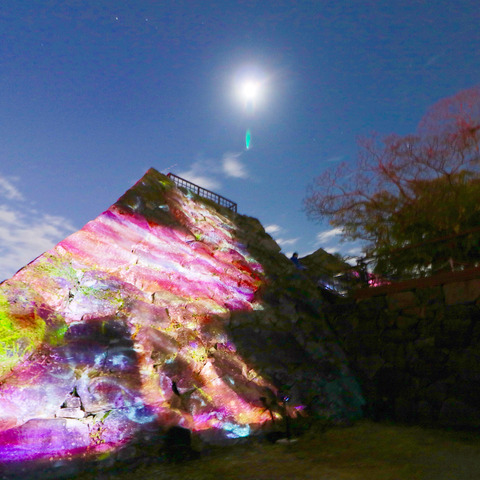 福岡城 チームラボ 城跡の光の祭